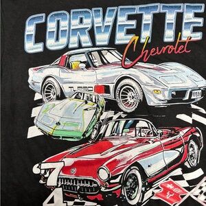 Chemistry Black T-Shirt with Colorful Car Design